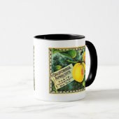 Californische abrikozen -  kratellabel mok (Voorkant rechts)