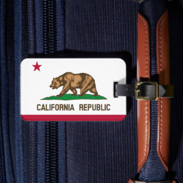 Californische Bagagelabels, patriottische Californ Bagagelabel