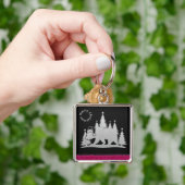 Californische Beer Kerstmis Sleutelhanger (Hand)
