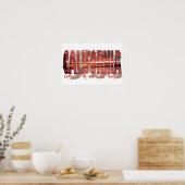 Californische Beer Poster (Keuken)