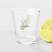 Californische Beer Shot Glas (Achterkant)