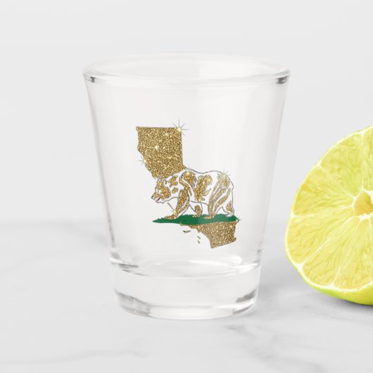 Californische Beer Shot Glas (Voorkant)