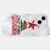 Californische Beer Vlag Schilderstijldecor Case-Mate iPhone Case (Achterkant (horizontaal))