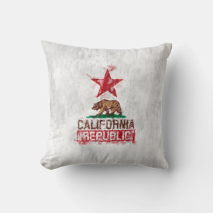 Californische Beer Vlag Schilderstijldecor Kussen