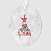 Californische Beer Vlag Schilderstijldecor Ornament (voorkant)