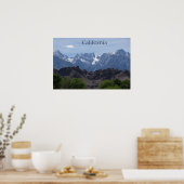 Californische Bergen Poster (Keuken)