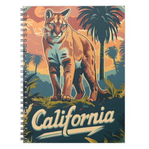 Californische bergleeuw notitieboek