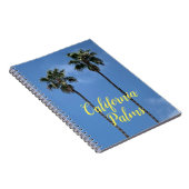 Californische Blauwe Lucht Palmboom Notitieboek (Rechterzijde)