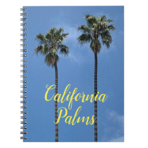 Californische Blauwe Lucht Palmboom Notitieboek