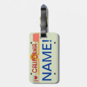 Californische Bord Bagagelabel (Achterkant verticaal)