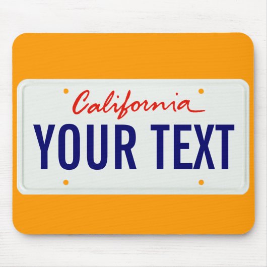Californische bord muismat (Voorkant)