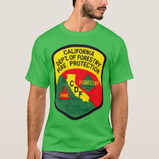 Californische bosbouw t-shirt