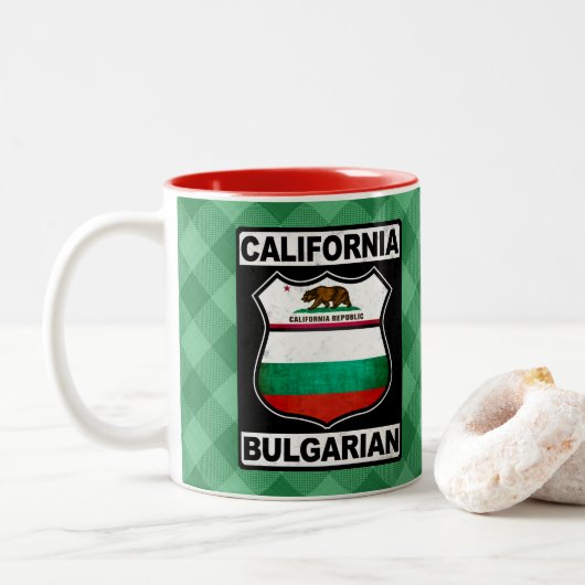 Californische Bulgaarse Amerikaanse Mok (Met donut)