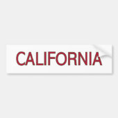 Californische Bumpersticker (Voorkant)