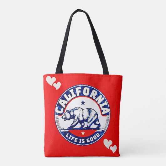 Californische Canvas tas (Achterkant)