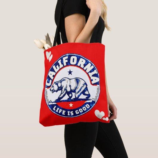 Californische Canvas tas (Dichtbij)