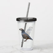 Californische cartoon acryl drinkbeker (Achterkant)