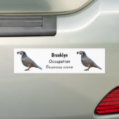 Californische cartoon bumpersticker (Op auto)