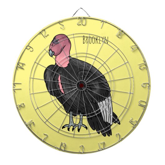 Californische cartoon dartbord (Voorkant)