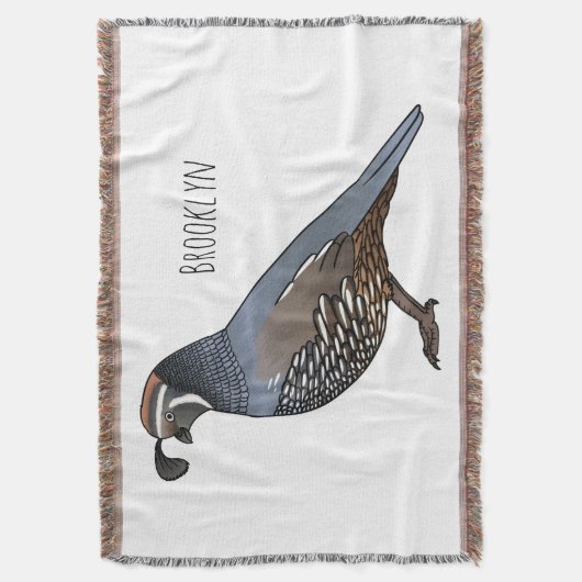 Californische cartoon deken (Voorkant Verticaal)