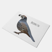 Californische cartoon deurmat (Schuin)