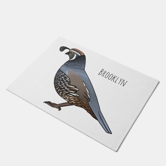 Californische cartoon deurmat (Schuin)