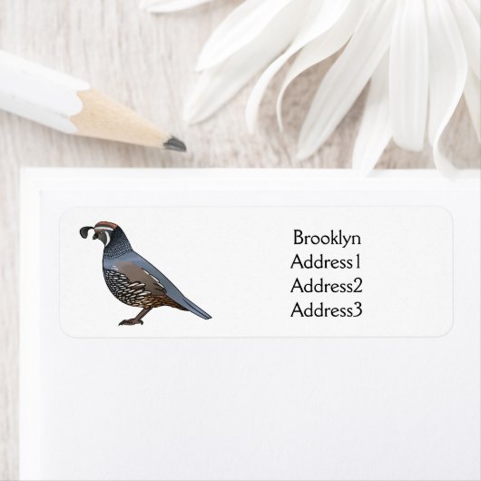 Californische cartoon etiket (Insitu)