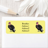 Californische cartoon etiket (Insitu)