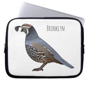 Californische cartoon laptop sleeve