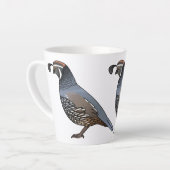 Californische cartoon latte mok (Linkerhoek)