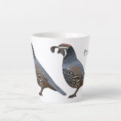 Californische cartoon latte mok (Voorkant)