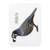 Californische cartoon magneet (Verticaal)