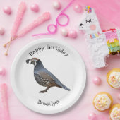 Californische cartoon papieren bordje (Feest)