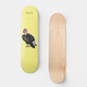 Californische cartoon persoonlijk skateboard (Voorkant)