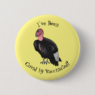 Californische cartoon ronde button 5,7 cm