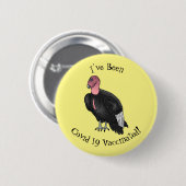 Californische cartoon ronde button 5,7 cm (Voorkant /achterkant)
