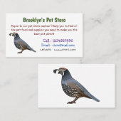 Californische cartoon visitekaartje (Voorkant / Achterkant)