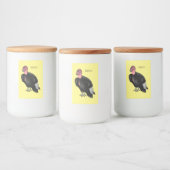 Californische cartoon voedselcontainer etiket (Flessen)