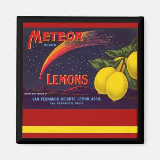 Californische citroenen  magneet (Voorkant)