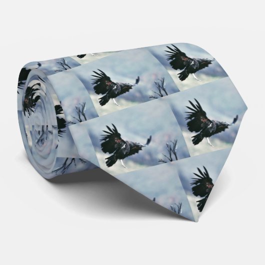 Californische condor stropdas (Opgerold)