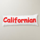 Californische "Cute Design". Bestel nu Lichaamskussen (Achterkant)