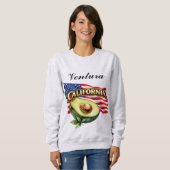 Californische dames sweatshirt (Voorkant volledig)