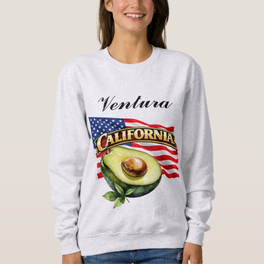 Californische dames sweatshirt (Voorkant)