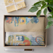 Californische dromen met Sandy Border Tissuepapier (Geschenk)