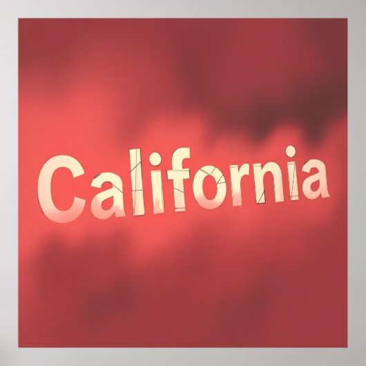 Californische Droom Vibes Poster (Voorkant)