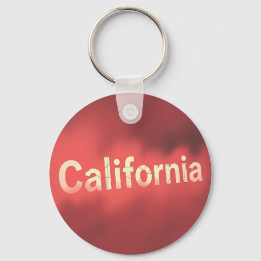 Californische Droom Vibes Sleutelhanger (Voorkant)