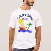 Californische feestdagen strandzon Original T-shirt (Voorkant)