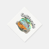 Californische feestservetten servet (Hoek)