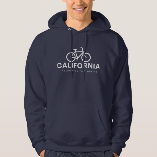 Californische fiets hoodie (Voorkant)