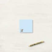 Californische geoloog hamer vlag logo post-it® notes (Op bureau)